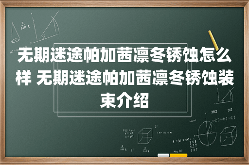 无期迷途帕加茜凛冬锈蚀怎么样 无期迷途帕加茜凛冬锈蚀装束介绍