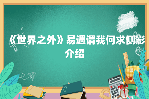 《世界之外》易遇谓我何求侧影介绍
