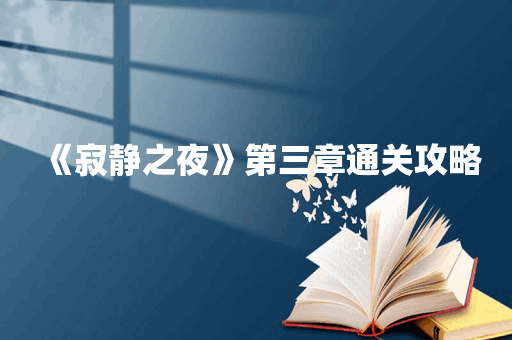 《寂静之夜》第三章通关攻略