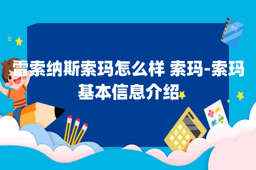 雷索纳斯索玛怎么样 索玛-索玛基本信息介绍